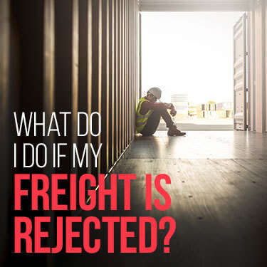 Port worker sitting inside an open and empty cargo container